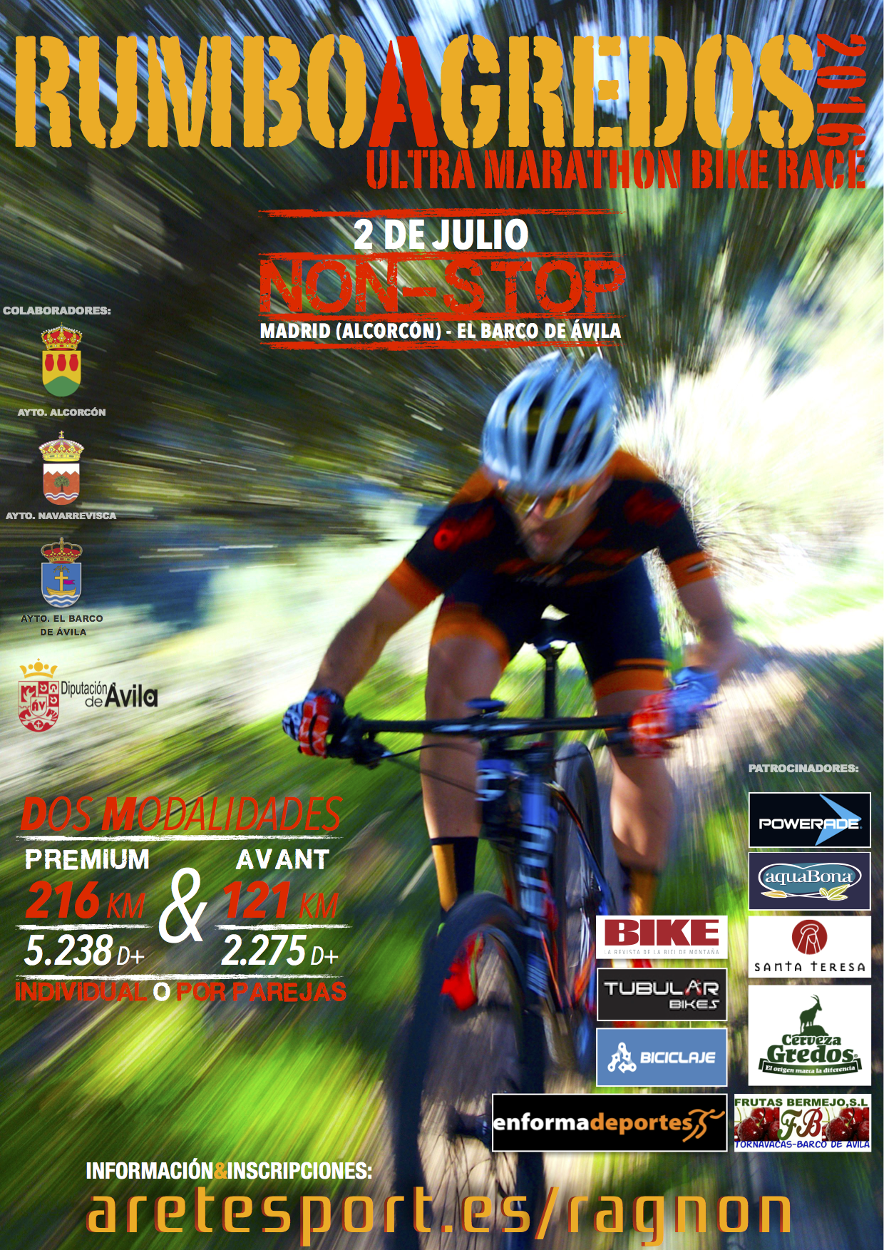 Cartel rumbo a gredos non stop 2016